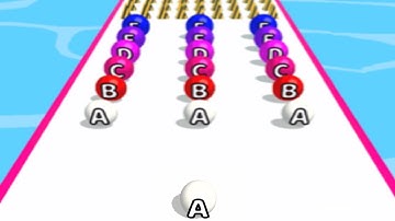 A-Z Run 🎱🏃‍♀️ - All Levels Gameplay Walkthrough (Android, IOS) | Levels 1-3