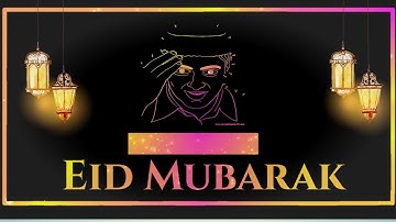 how to make Eid Mubarak tiktok Art name status video editing kinemaster ईद मुबारक