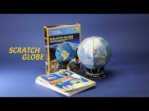 National Geography Scratch Globe Stem Toy