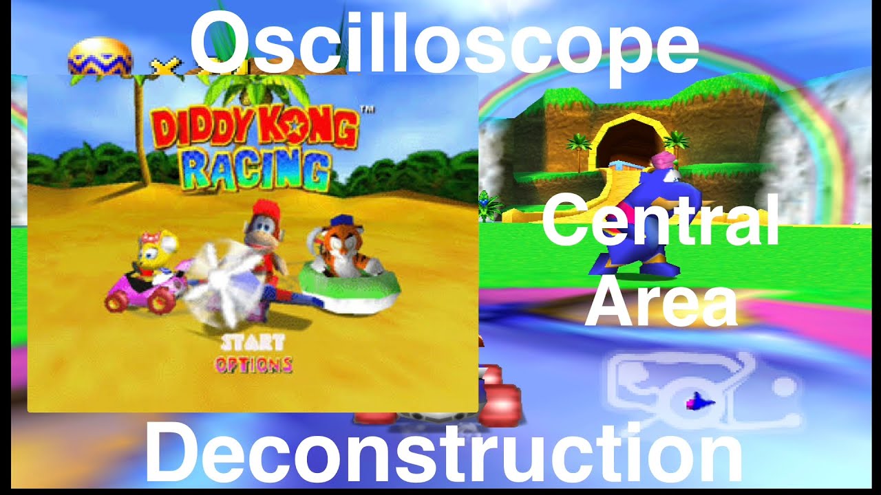 Diddy Kong Racing Central Area Oscilloscope Deconstruction 