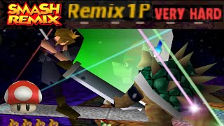 Smash Remix - Classic Mode Remix 1P Gameplay with Giant Cloud (VERY HARD)