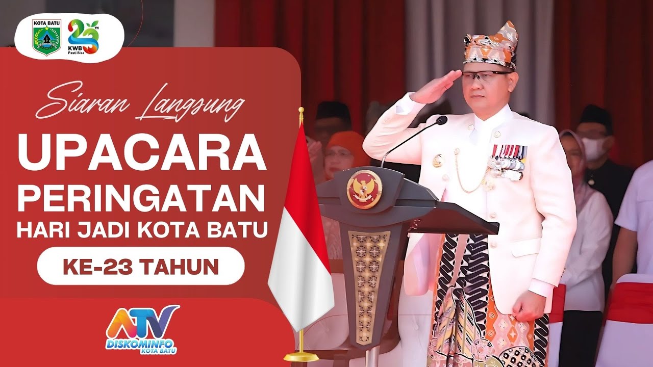 UPACARA PERINGATAN HARI JADI  KOTA BATU KE 23 TAHUN