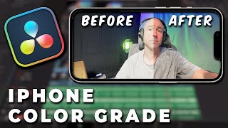 How to Color Grade iPhone footage in DaVinci Resolve 18 | Using The Right Color Space screenshot 4