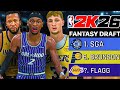 I RESTARTED the NBA with a FANTASY DRAFT in NBA 2K26 