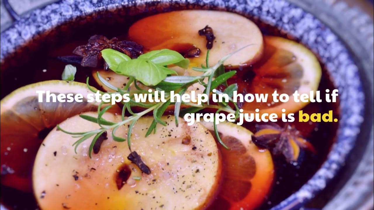 How to Tell if Grape Juice Is Bad YouTube