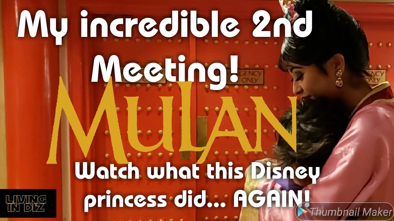 Встреча с Мулан в китайском павильоне Epcot 2019 | Disney World