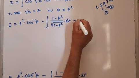 VIDEO 19 INTEGRATION BY PART SUBSTITUTION METHOD