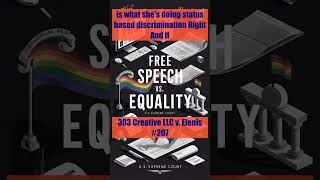 #FreeSpeech & #Equality Showdown #207 303 Creative LLC v. Elenis #SCOTUS #SameSexMarriage
