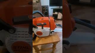 купил новую безопилу stihl ms 260