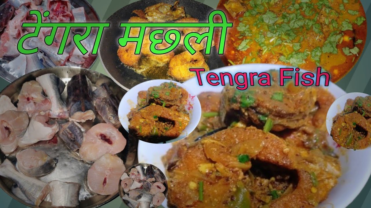 टेंगरा मछ्ली। Tengra Fish। Dharo official। कम तेल में बनाएं। तावा🐟 फ्राई। बिहारी स्टाइल में।🔥🐟Curry।