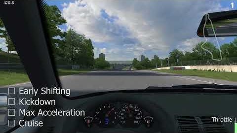 Live for Speed Automatic Transmission Behaviour