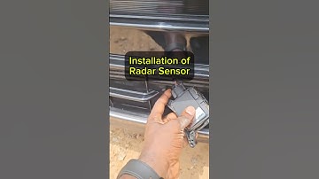 Installation and mounting of Radar Sensor for Honda Accord