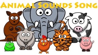The Animal Sounds (Real Sounds) for Children|Learn Animals | Nursery Rhymes For Kids | by HT BabyTV