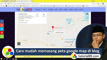 Cara mudah memasang peta google map di html blog