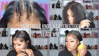 INVISIBLE NEW *SINGLE KNOTS* Hidden KNOTS, *LAYERED EDGE* MELTS into SKIN!! ft. XrsBeautyHair