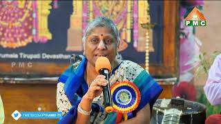 TTD CHAIRMAN Y V SUBBA REDDY WIFE SWARNA LATHA REDDY EXCELLENT SPEECH ABOUT DHYANAM AND OMKARAM screenshot 5