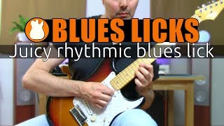 Video thumbnail of "Juicy Rhythmic Blues Lick"
