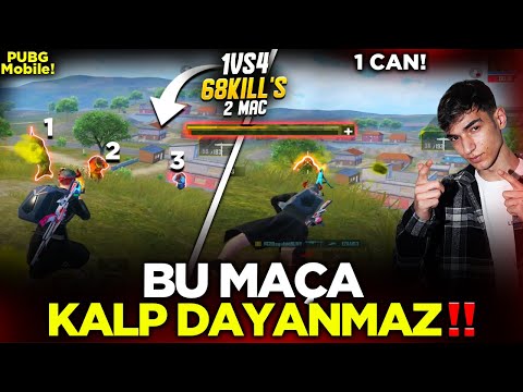 MG+AWM = 68 KİLL's! GERÇEKTEN KALP DURDURACAK O EFSANE İKİ MAÇ! / PUBG MOBİLE GAMEPLAY