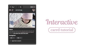 interactive carrd tutorial - cr yizdoll