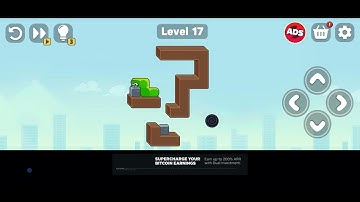Snake Puzzle: Slither to Eat! Level 17. Walkthrough.
