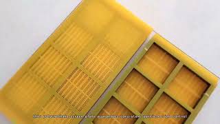 anti clogging polyurethane screen panel