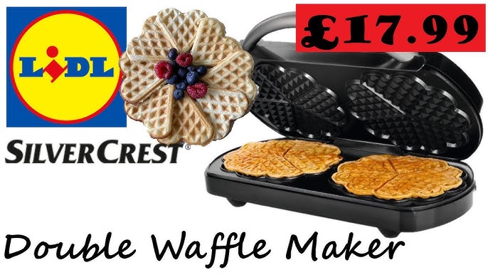 LIDL Gaufrier rotatif 180° silvercrest sdw 1000 a1 type Tefal WM756D12 -  YouTube