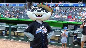The Rocket City Trash Pandas showcase Lunáticos uniforms at Sunday’s game
