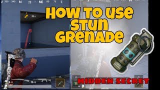 How to use stun grenade in pubg | use of stun grenade in pubg