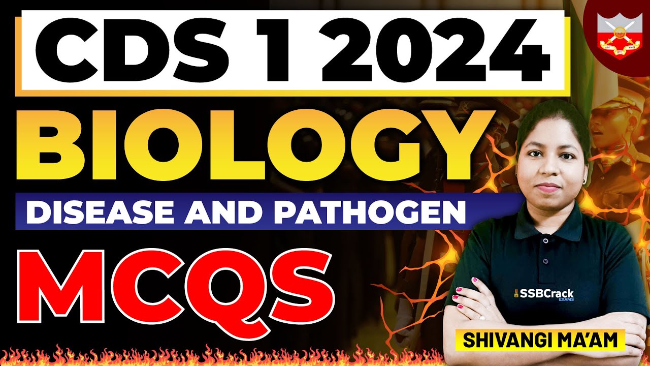 Top 25 MCQs On Disease And Pathogen | CDS 1 2024 | UPSC - YouTube