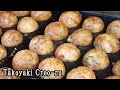 道頓堀のたこ焼 くれおーる｜素早い串さばき。プロのたこ焼 Professional Takoyaki Creo-ru in Osaka.Japanese street food 章鱼烧