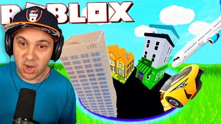 I Became a LEVEL 9,999,999 HOLE and SWALLOWED AN ENTIRE CITY! | Roblox Hole Simulator