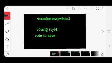 random object show prediction 3