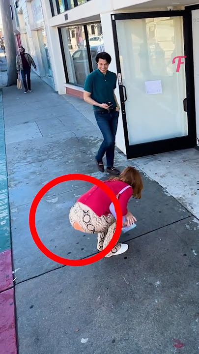 Her Pants Ripped In Public But A Kind Stranger Saved Her Day!  #shorts