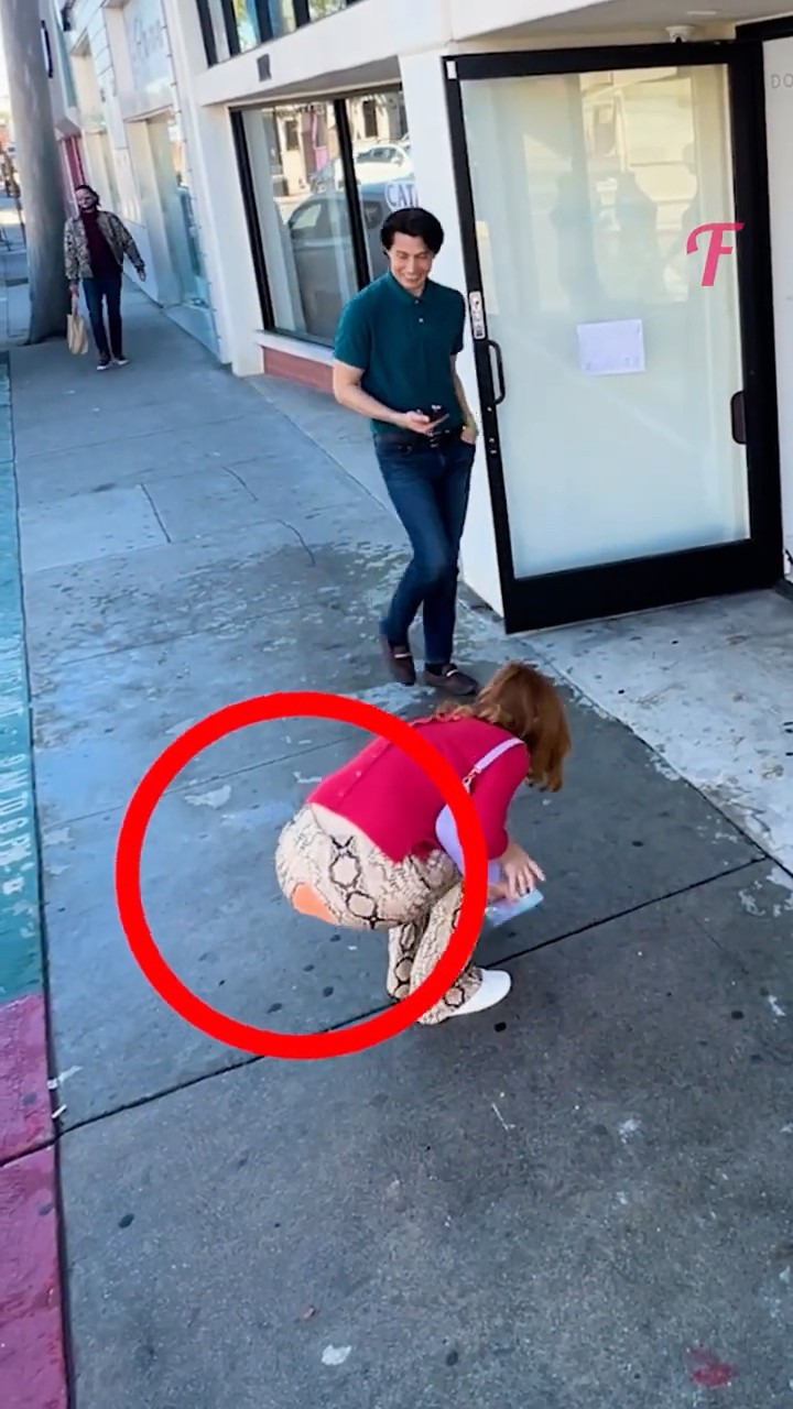 Her Pants Ripped In Public But A Kind Stranger Saved Her Day!  #shorts