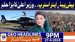 Geo Headlines 9 PM | 27 April 2024