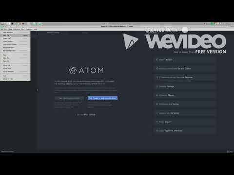 IDE ATOM + PYTHON - YouTube