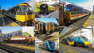 My day at Preston seeing class 47 712 with class 47 828 class 57 313 with class 57 315 34067Tangmere