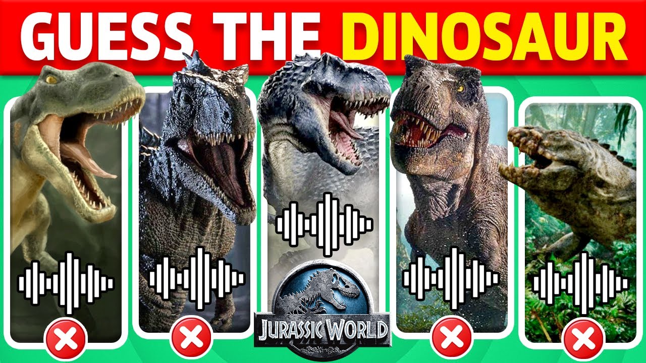 Угадай динозавра по голосу из «Мира Юрского периода» 🦖 | Викторина «Эпический рык» 🔊🔥 Часть 6!