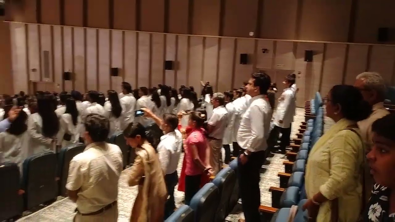MBBS 1st Batch students taking hippocratic oath at Amrita Medical College Faridabad, Haryana.