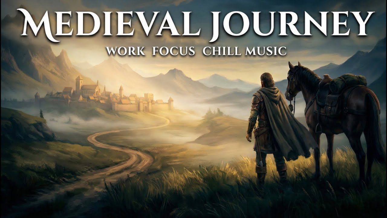 Medieval Journey Through the Mountains 🏰 Calm Fantasy Music for Focus, Work & Relaxation