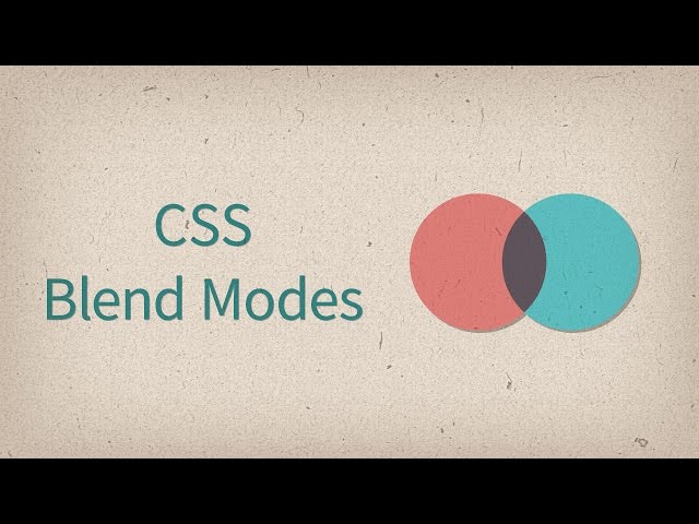 CSS Blend Modes — Photoshop прямо в браузере