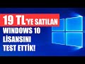 1.200 TL'lik Win10 PRO Lisansını İnternette 19 TL'ye Satan Yerden Aldık! (Bill Gates Bunu Sevmedi!)