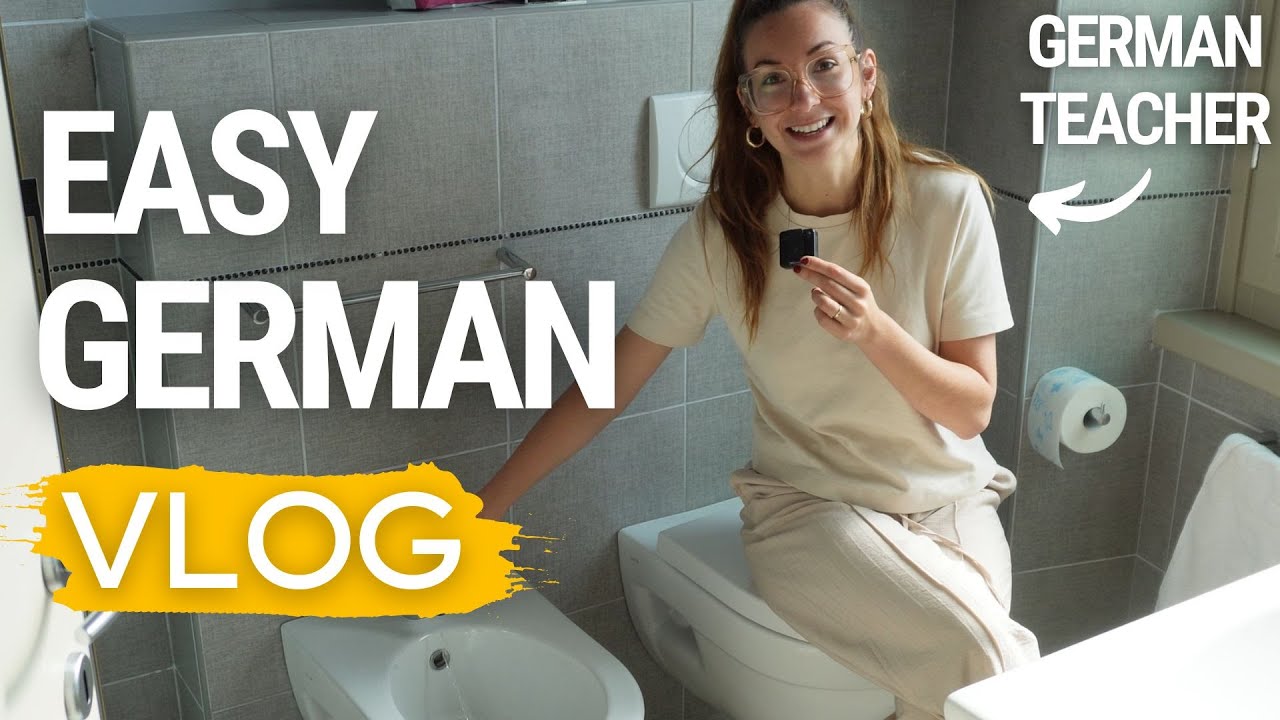 German Learning Vlog for Absolute Beginners | Comprehensible Input (Hotel Room Tour)