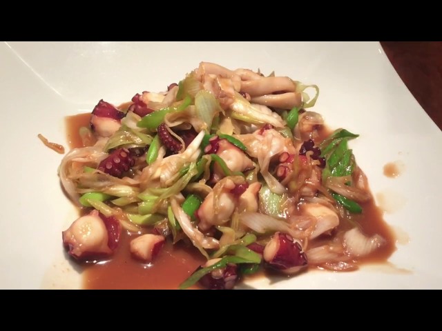 みそたこ タコと葱の味噌炒めの作り方 美味すぎ - YouTube