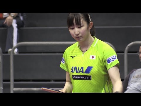 2020 ドイツOP 女子シングルス1回戦 早田ひなvsフォン・ティエンウェイ