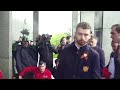 Сборная России почтила память советских воинов-освободителей Братиславы