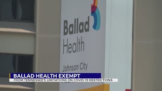Ballad Health among health providers exempt from Gov. Lee’s limitations on COVID-19 restrictions