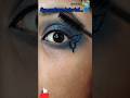 Eye Makeup Tutorial...💙 blue glitter eye makeup 💙#eyemakeup #shorts #viral