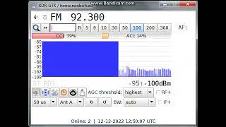Tef6686 Esp32 Fm Bandscan In Jaroměř, Czech Republic 12.12.2022