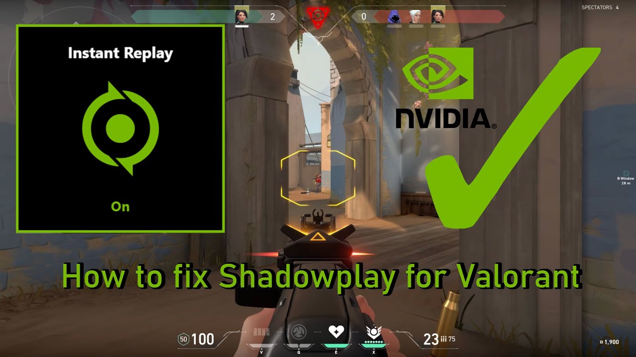 How To Fix Nvidia Shadowplay For Valorant 1v3 Clutch Totallydubbedhd Youtube